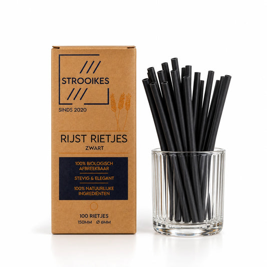Rijst Rietjes - 15cm